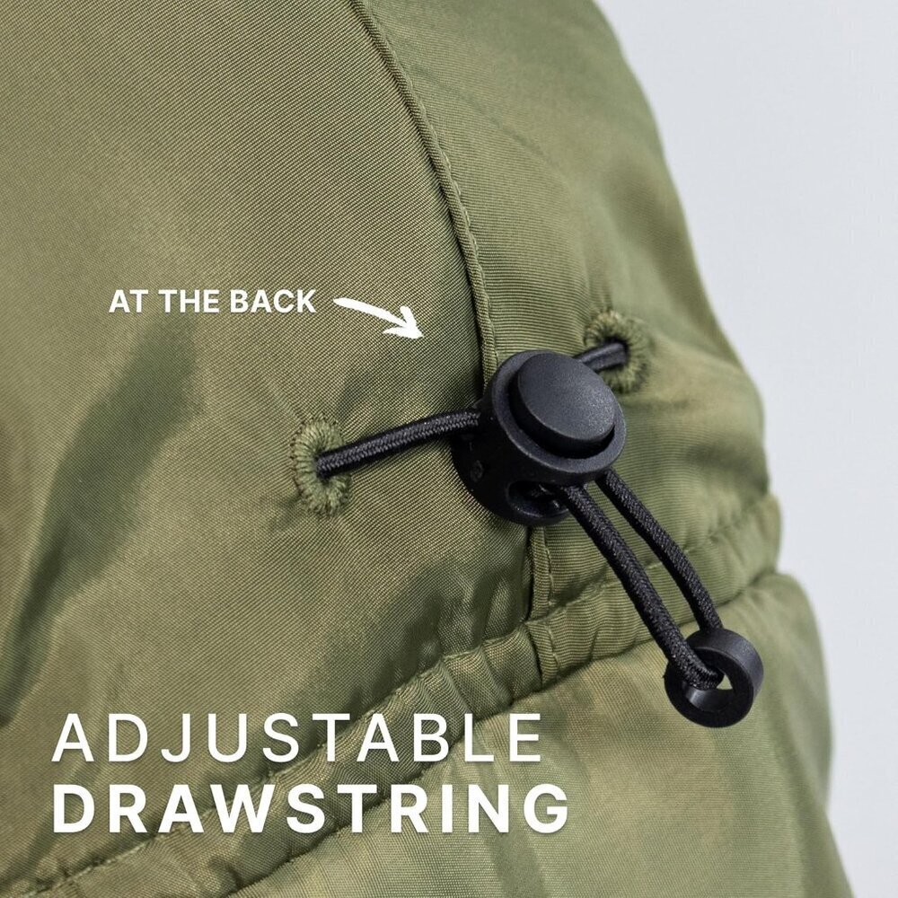 🆕Unisex Army Green Waterproof Winter Warm Premium Strength Ear Flap Strap Hats - Picture 3 of 7